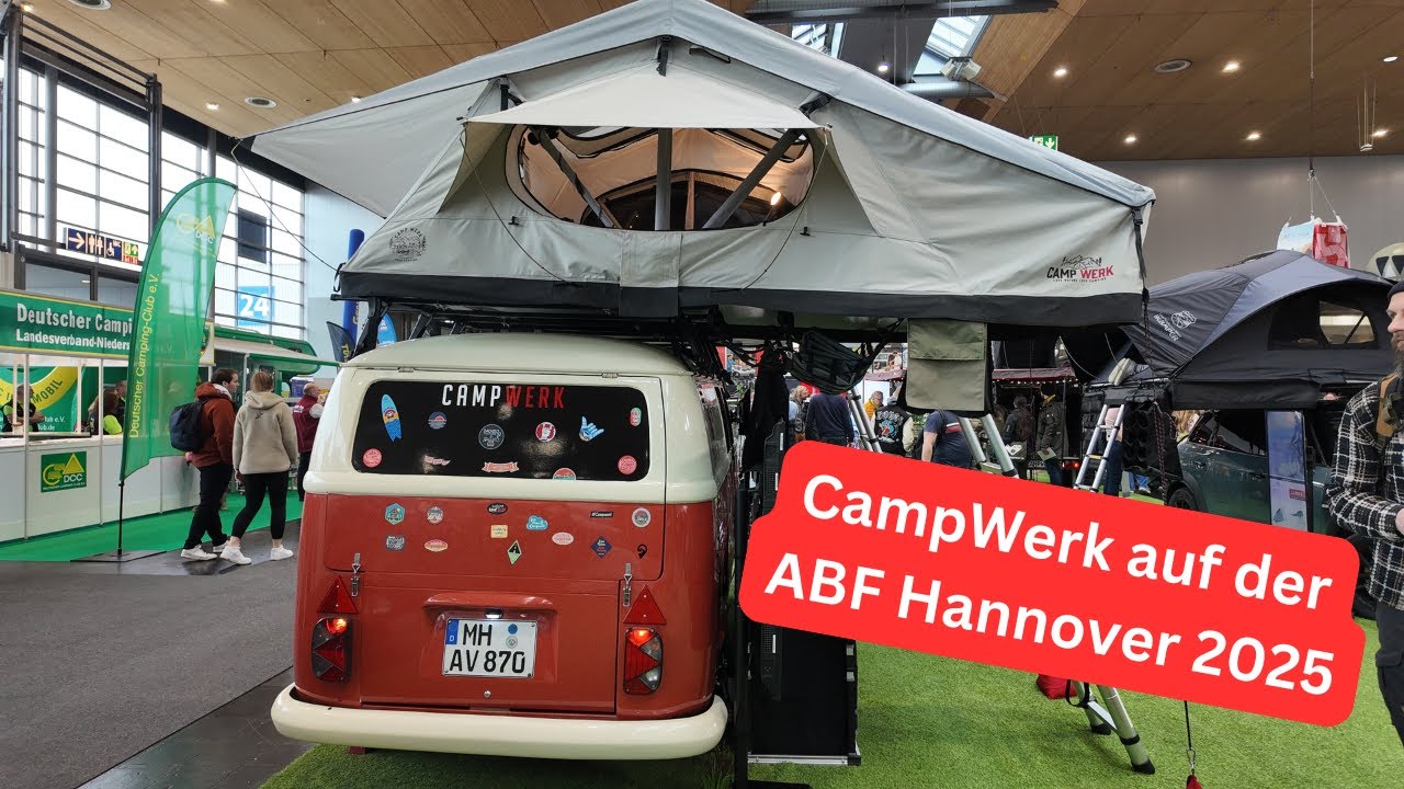 Rundgang am CampWerk Stand auf der ABF Hannover 2025 I MoMa Camp