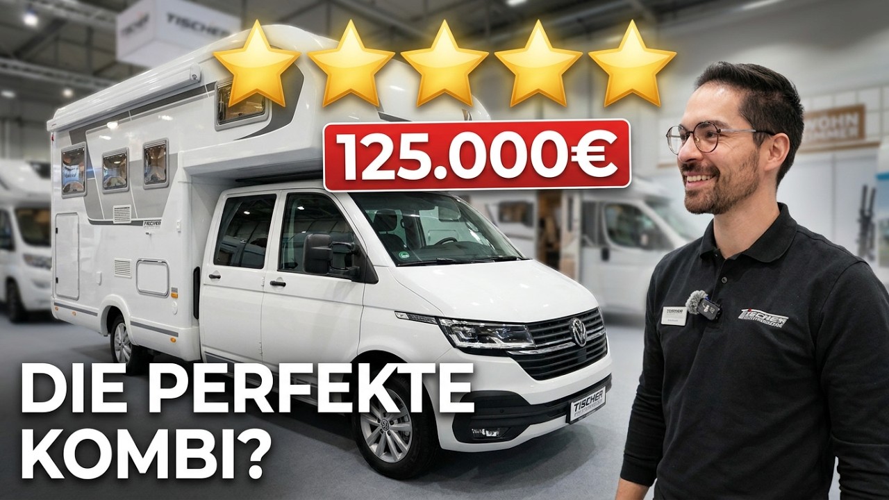 Luxus-Camper für 125.000€: Lohnt sich der VW T6.1 mit Tischer?