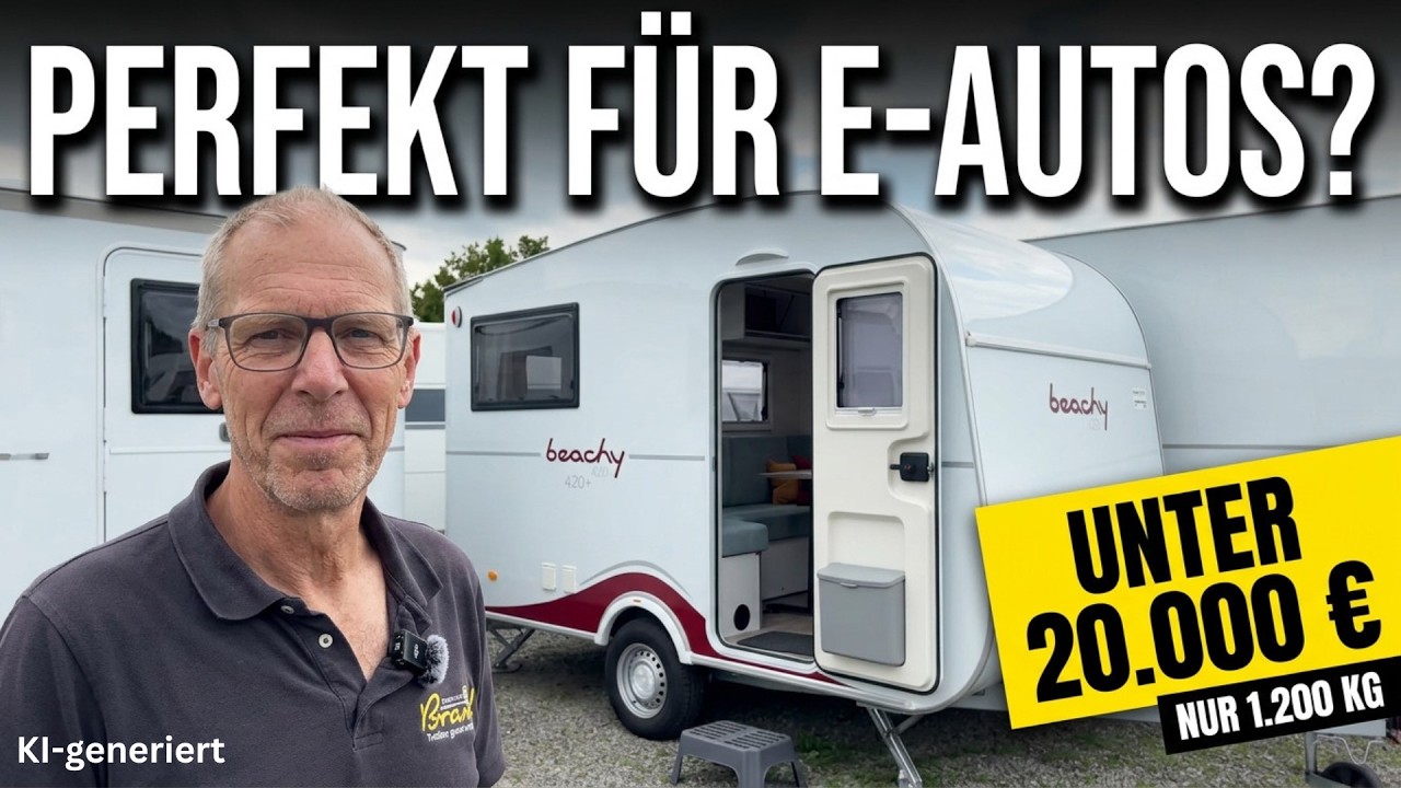 Hobby Beachy 420+: 4 Schlafplätze & Hecktür I Wohnwagen für E-Autos im Check - Caravan Brandl Bremen