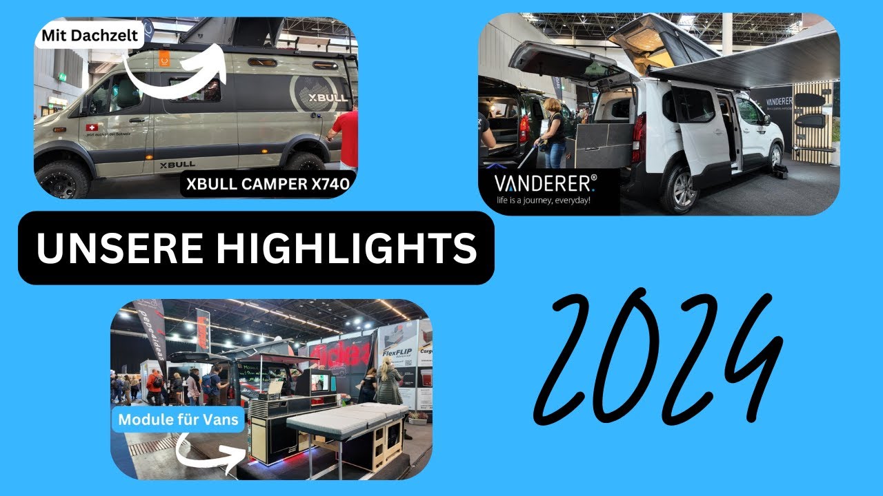 Unsere Highlights 2024 I Wohnmobile und Vans I MoMa Camp
