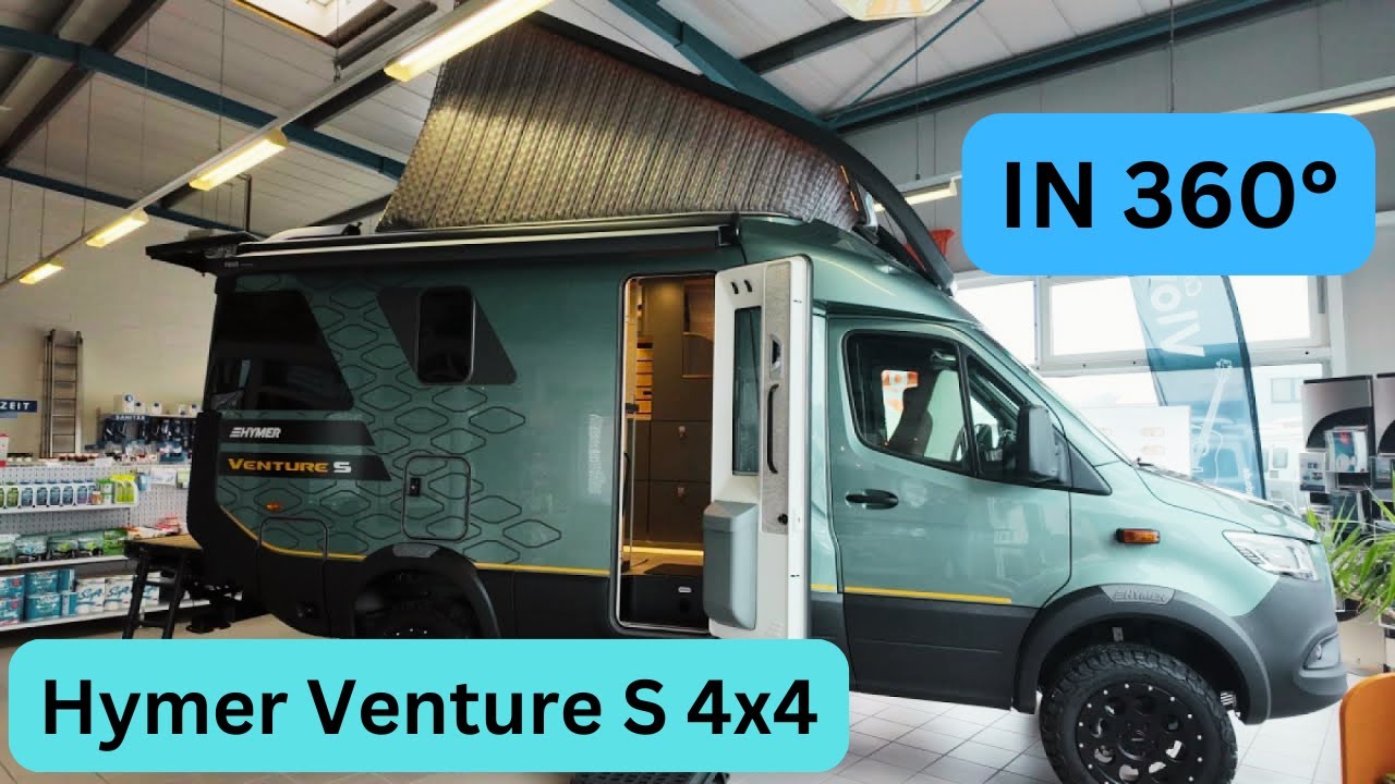 Hymer Venture S 4x4 in 360 Grad I Selber im Fahrzeug umschauen I MoMa Camp