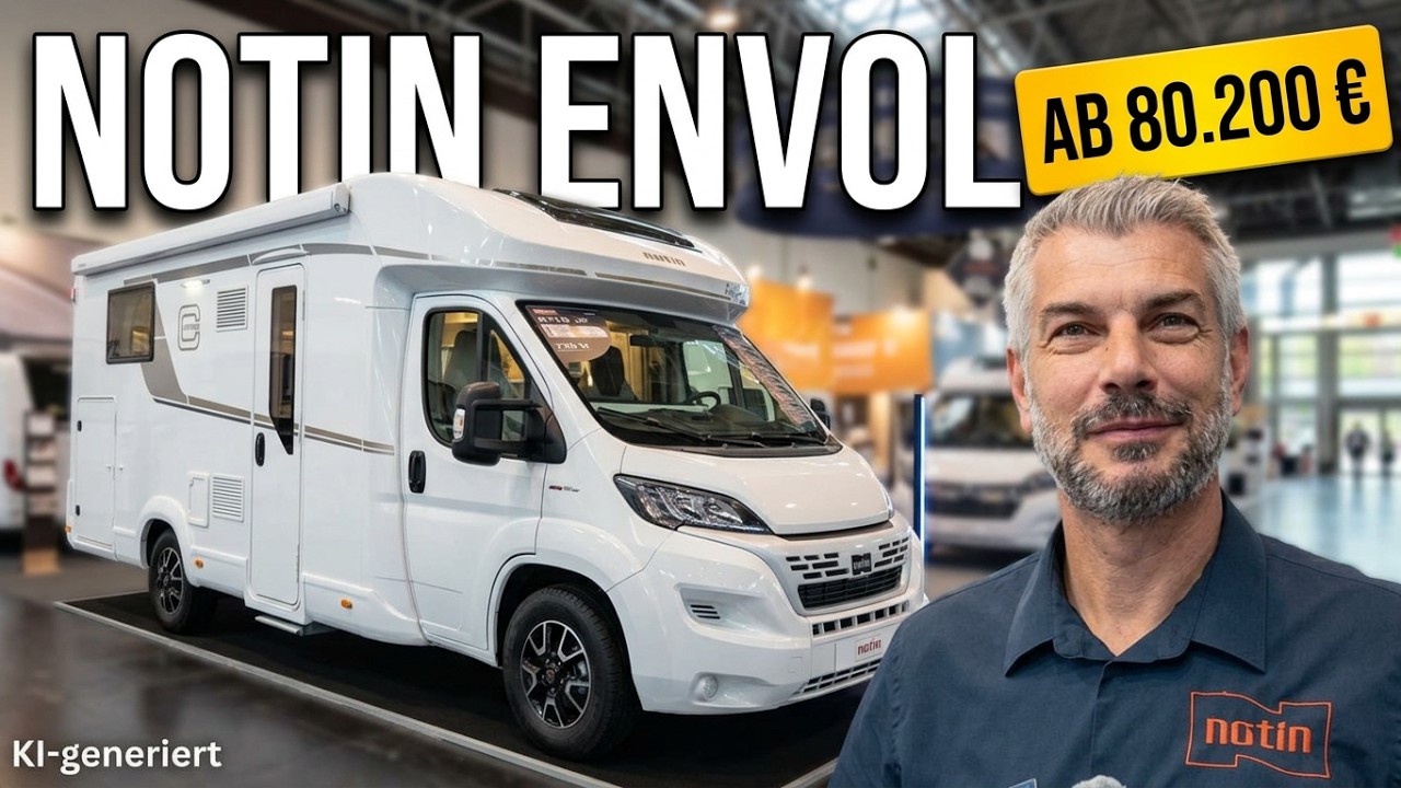 Notin Envol E719 JF: Französisches Premium-Wohnmobil im Check - Caravan Salon 2026