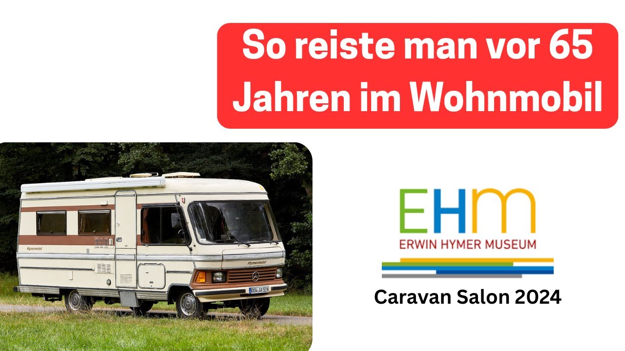 So reiste man vor 65 Jahren im Hymer-Wohnmobil I Erwin Hymer Museum (Caravan Salon 2024) I MoMa Camp