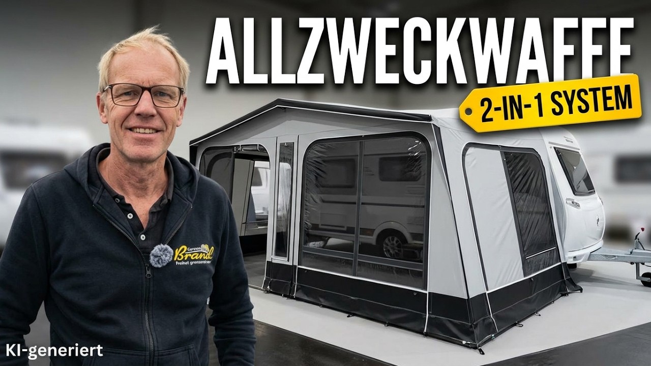 Wigo Rolli: 2 in 1 Sackmarkise & Vorzeit in einem für Wohnwagen - Caravan Brandl Bremen