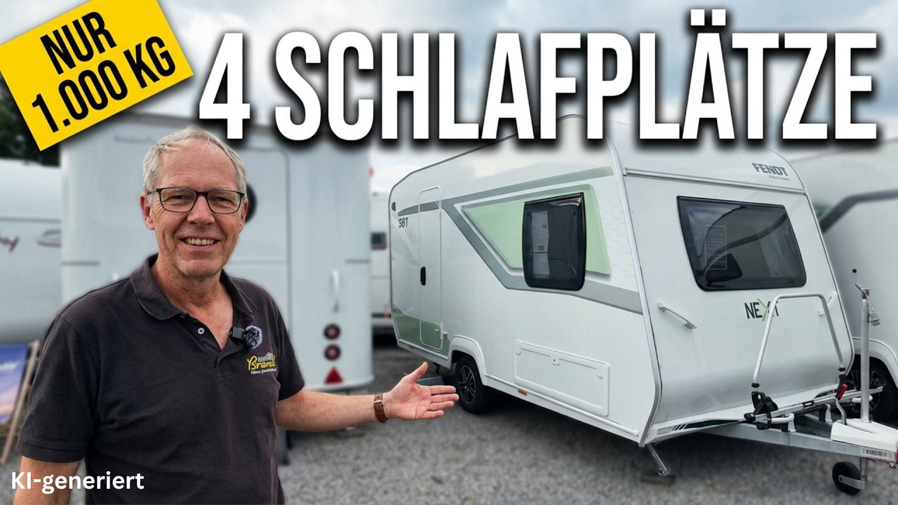 Fendt Next 381: Kompakter Familien-Wohnwagen für E-Autos - Caravan Brandl Bremen