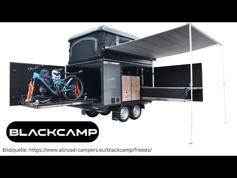 BLACKCAMP FREEda: Kompakter Mini-Caravan & Wohnanhänger aus Italien