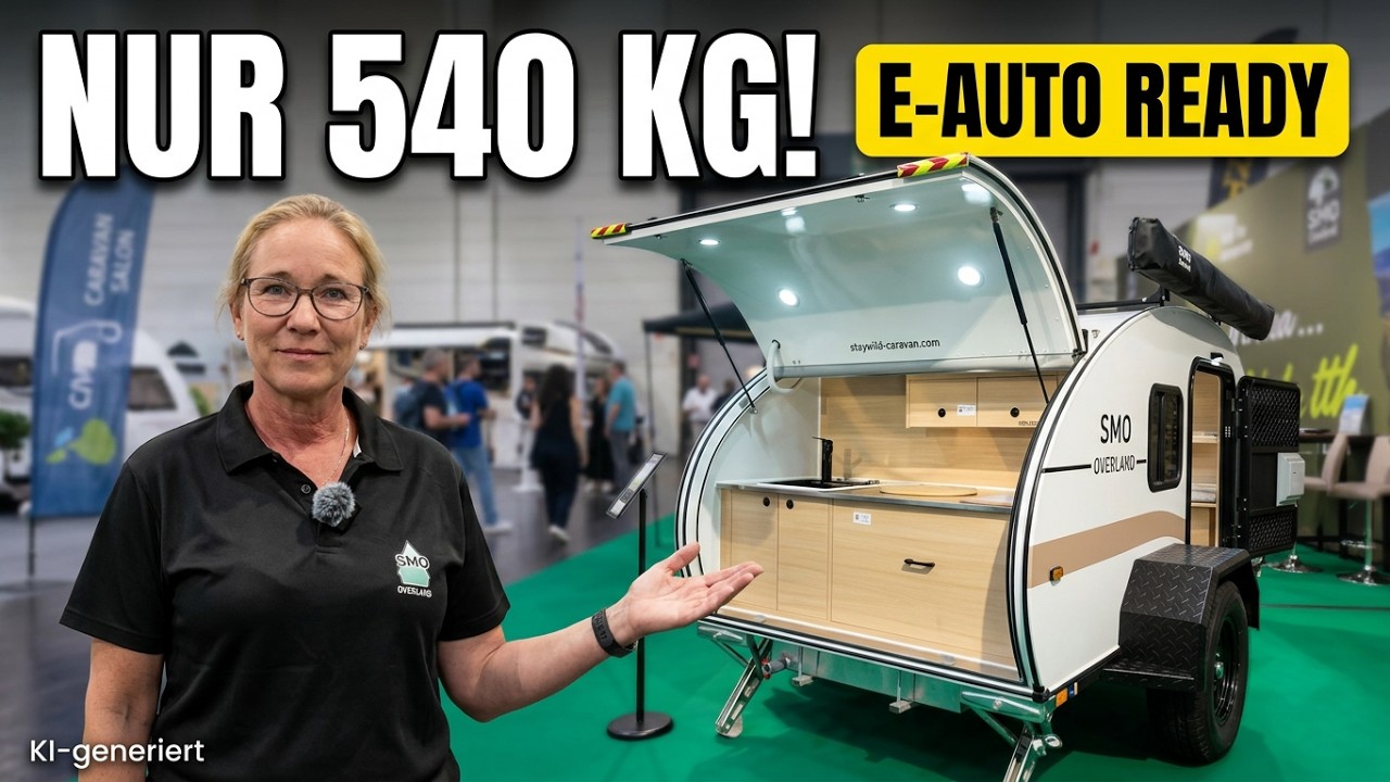 SMO Overland: Kompakte Teardrop Camper ab 540kg im Check - Caravan Salon 2026