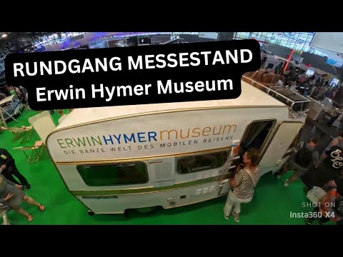 65 Jahre altes Hymer-Wohnmobil I Erwin Hymer Museum Messestand I Caravan Salon 2024 I MoMa Camp