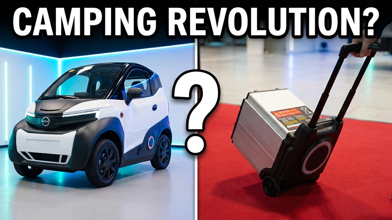 Die Camping-Revolution? Das Auto mit dem Akku-Trolley!