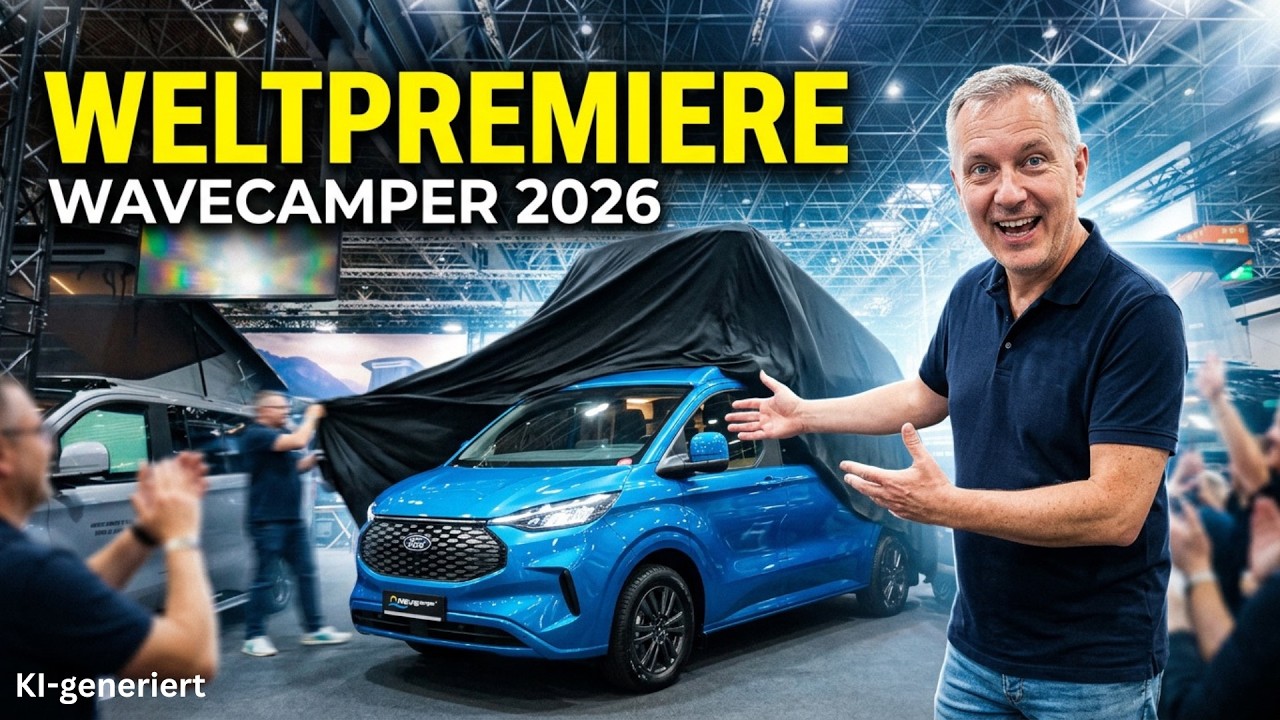 Elektro-Van Weltpremiere: Die neuen Wavecamper Modelle 2026 (4x4 & E-Ford) - Caravan Salon 2026