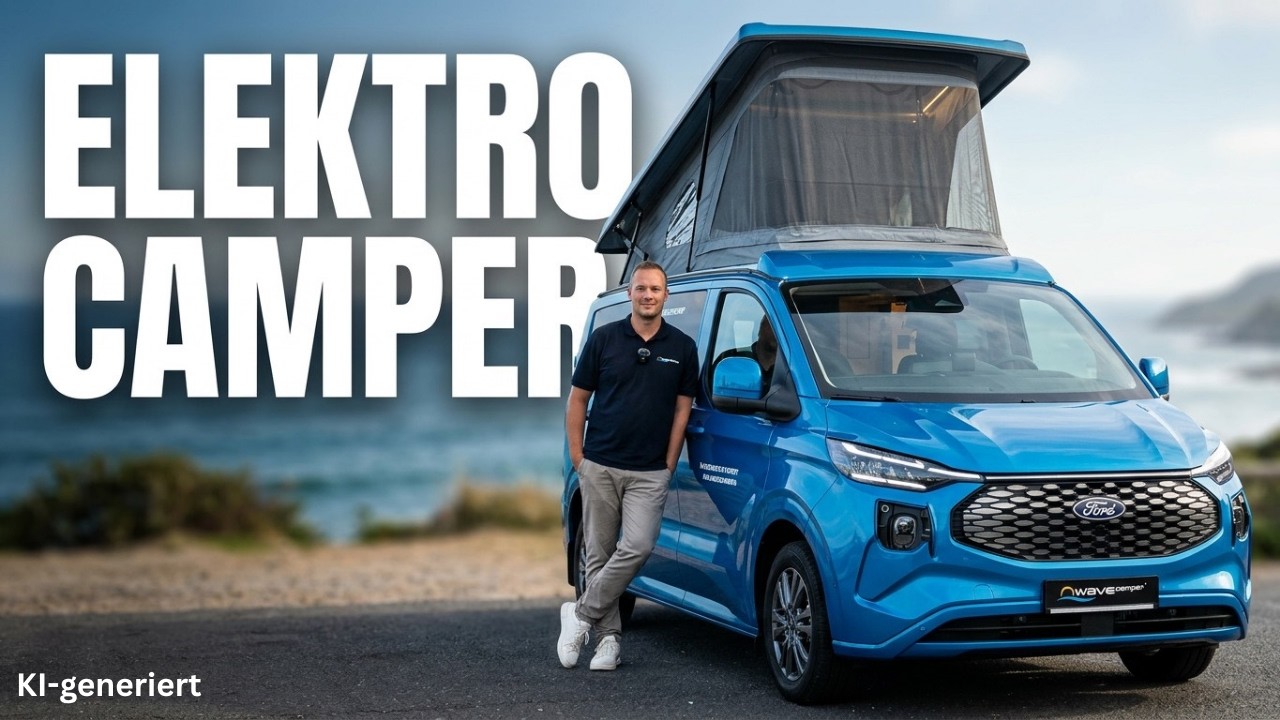 Wavecamper Flex E-Line mit 350km Akku - Elektro-Camper auf Ford-Basis - Caravan Salon 2026