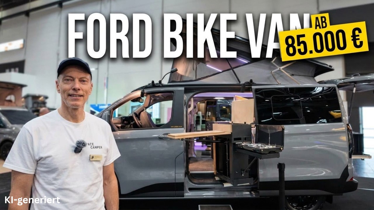 SpaceCamper Classic+ Ford Tourneo Bike - Van perfekt für Fahrradliebhaber - Caravan Salon 2026