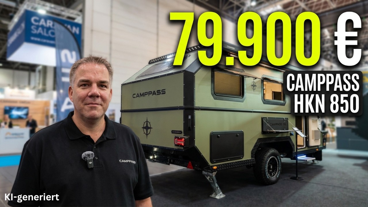 CAMPPASS HKN 850: Der Offroad-Expeditionswohnwagen im Check - Caravan Salon 2026