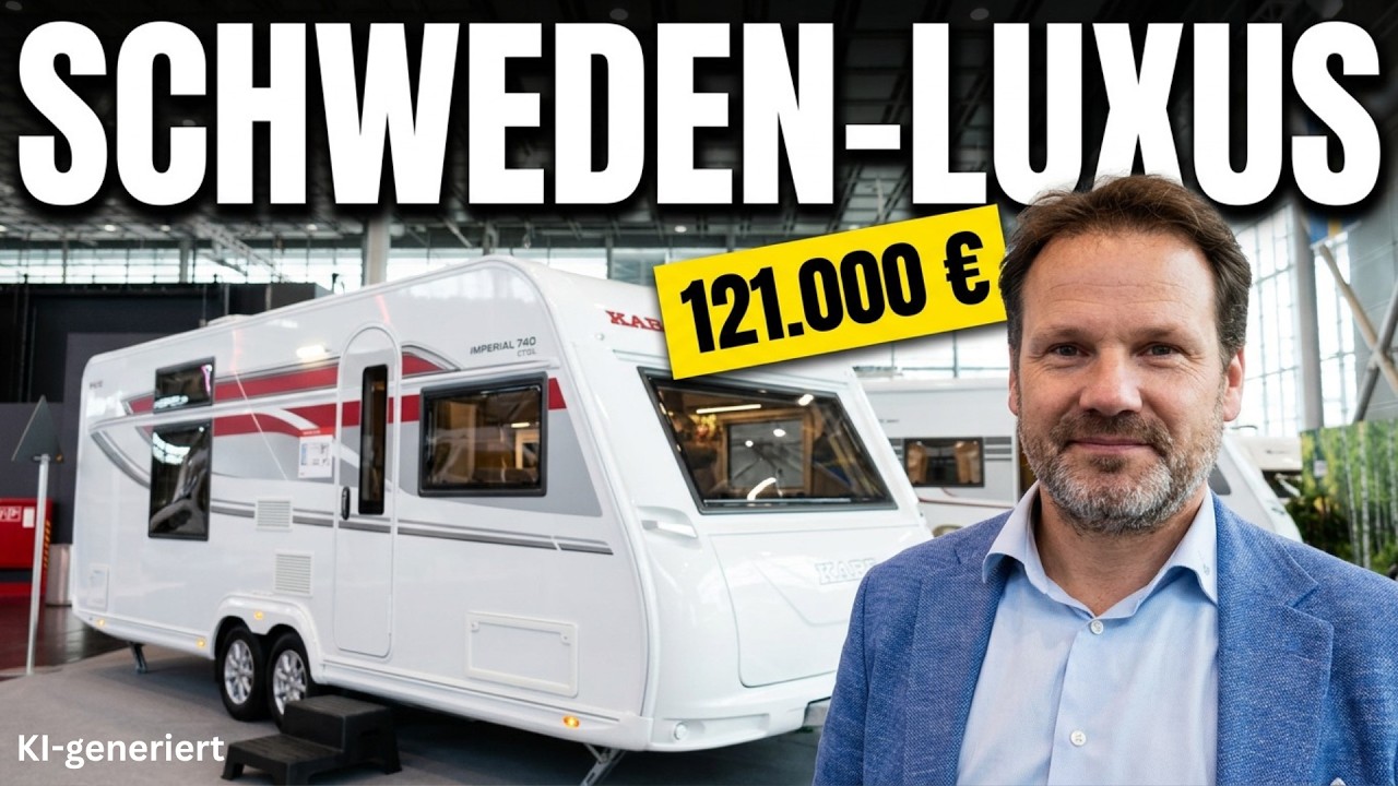 KABE Imperial 740 CTDL: Schwedischer Luxus-Wohnwagen im Check - Caravan Salon 2026