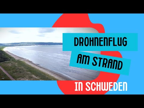 Drohnenflug am Strand in Schweden I MoMa Camp
