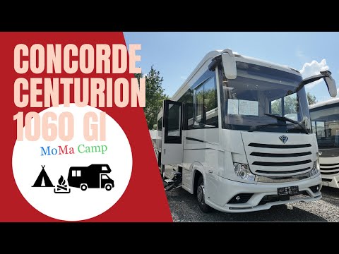 Luxus! Concorde Centurion 1060 GI (mit Fiat 500-Garage) I SOMA Caravaning Bremen I MoMa Camp