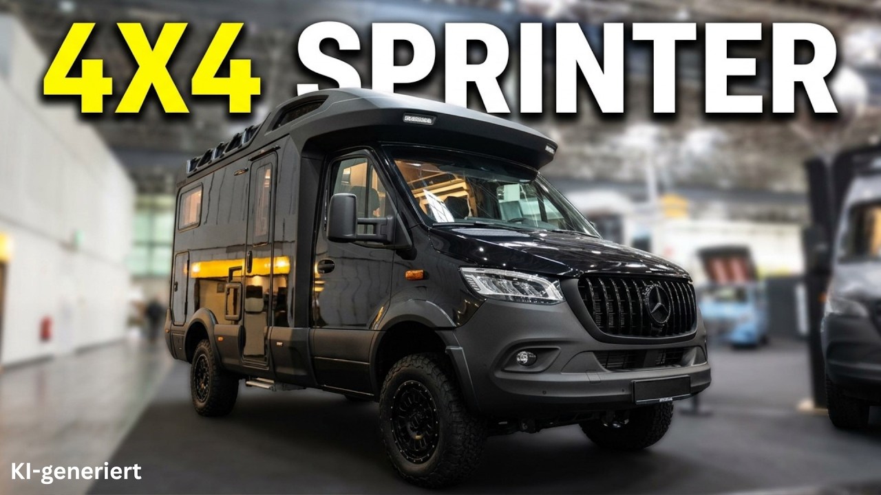 Offtrack Verge: Teilintegrierter 4x4 Camper auf Sprinter-Basis - Caravan Salon 2026