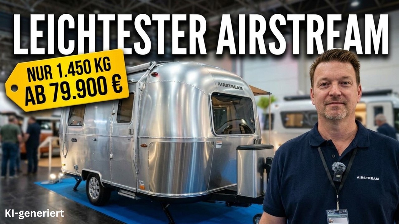 Airstream World Traveller 17: Der leichteste Airstream USA-Wohnwagen Europas - Caravan Salon 2026
