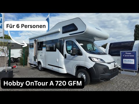 Hobby OnTour A 720 GFM I 6 Personen Wohnmobil I Caravan Brandl Stuhr I MoMa Camp