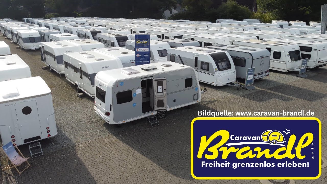 Flug mit der Drohne bei Caravan Brandl in Bremen/Stuhr I MoMa Camp