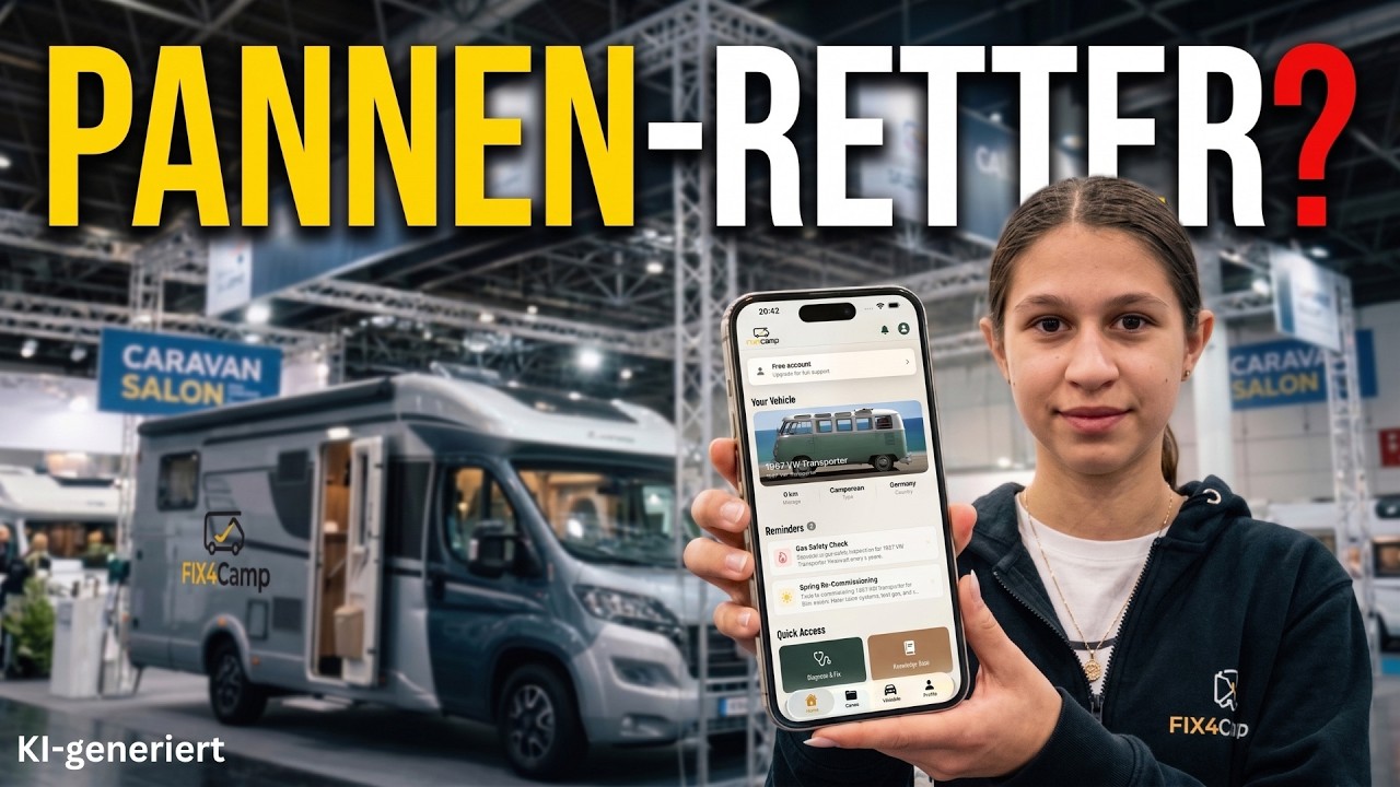 Fix4Camp: Die All-in-One Camping & Pannen-App im Check - Caravan Salon 2026