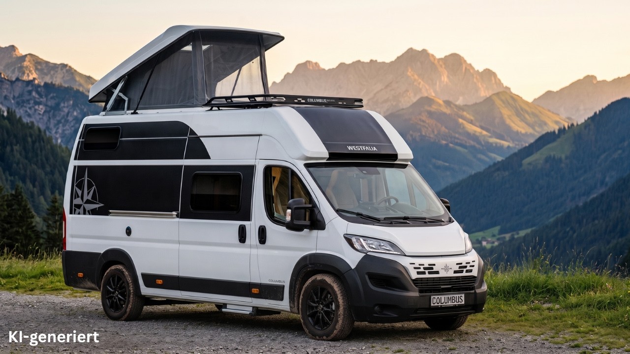 Weltpremiere: Westfalia Columbus Liner - Kastenwagen mit Dachterrasse - Caravan Salon 2026