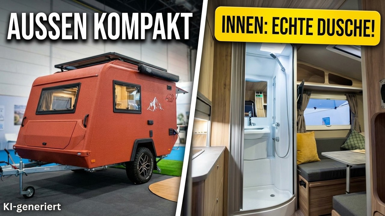 LifestyleCamper X-RID: Robuster Offroad-Wohnwagen mit Dusche & Dachterrasse - Caravan Salon 2026