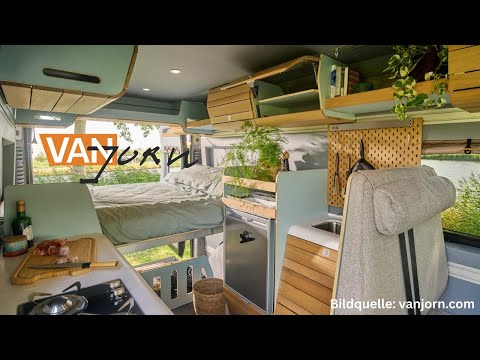 Selbst geplanter VAN von VAN-Jorn I Jetzt auch mit Elektro-Van I Caravan Salon 2025 I MoMa Camp