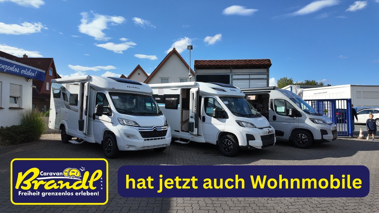 Caravan Brandl in Stuhr hat jetzt auch Wohnmobile von Hobby I MoMa Camp