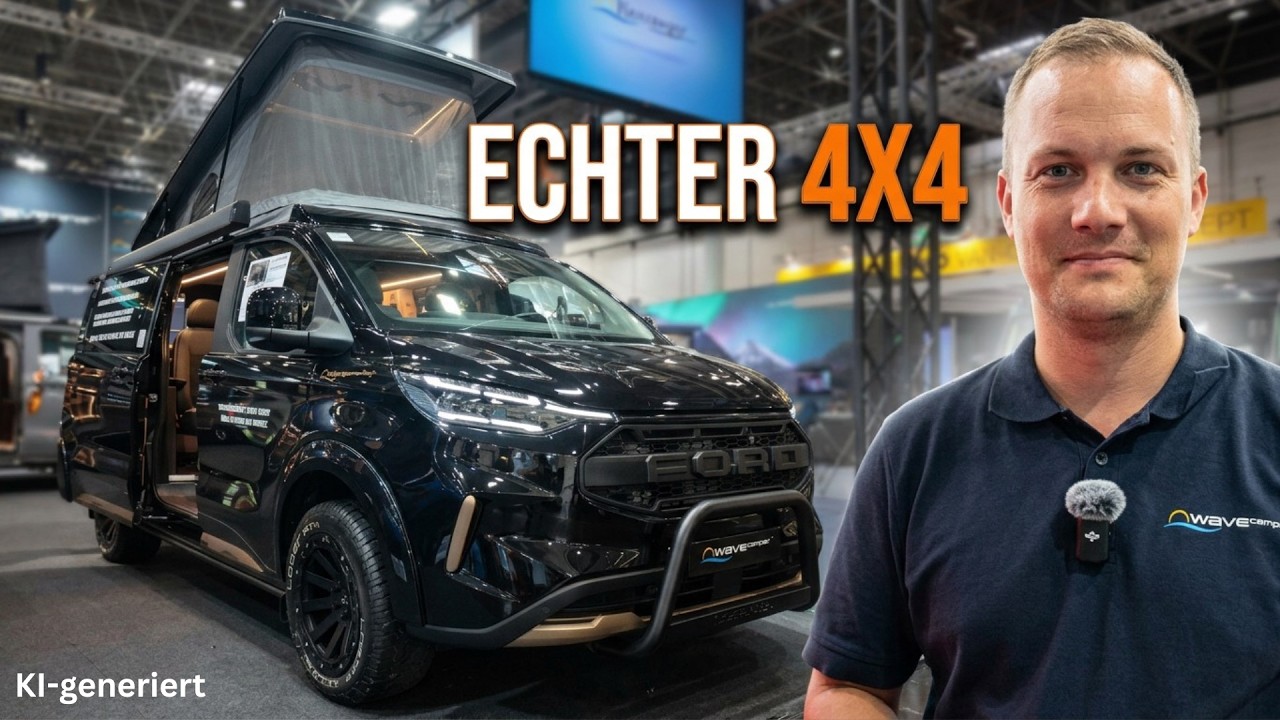 Wavecamper Ford Custom 4x4: Der Offroad-Van im Detail - Caravan Salon 2026